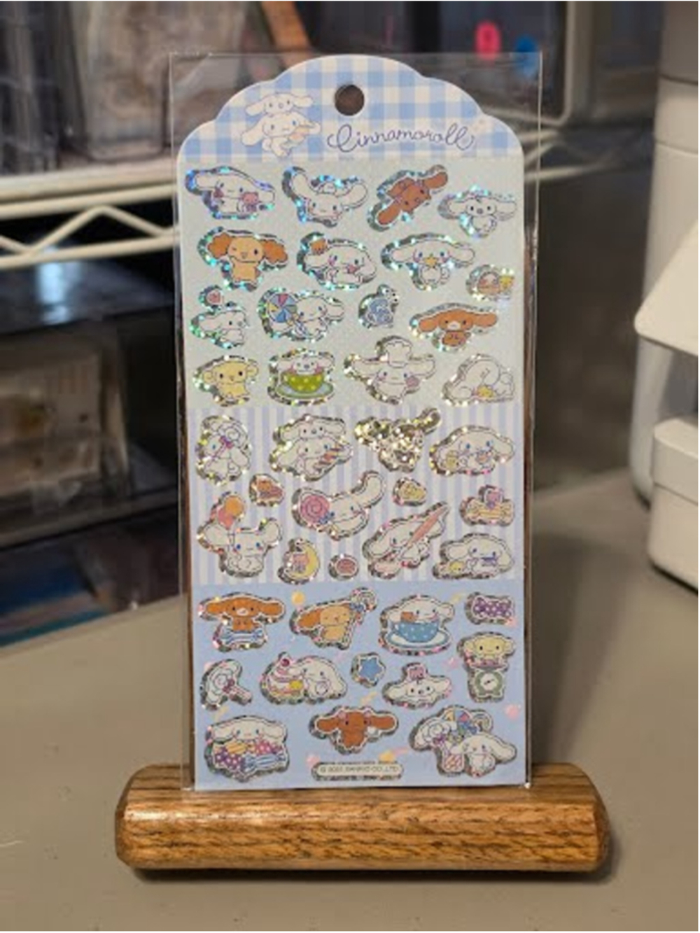 #CIN-2442 Cinnamoroll Licensed Foil Laser Sticker Sheet
